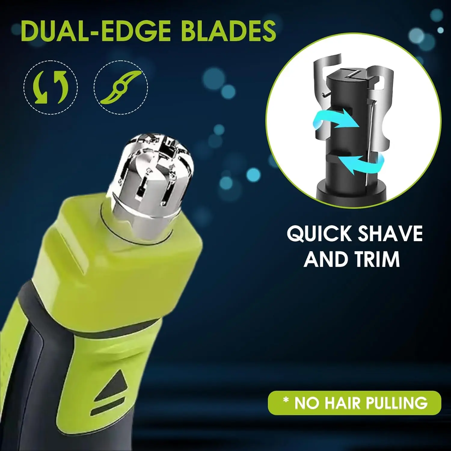 New 360 Replacement Blades Compatible with One Blade QP2520 QP2630 QP2724 QP2834 QP6510 QP6520 QP6530 Electric Shaver