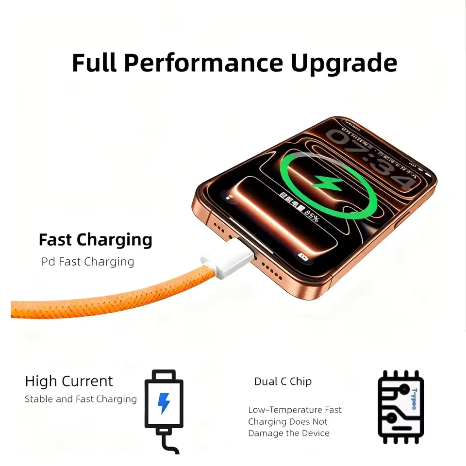 3PCS USB C Cable to USB C 240W Fast Charging Charger Cable Supports Fast Charging For iPhone 17 16 15 Samsung Huawei Xiaomi Etc