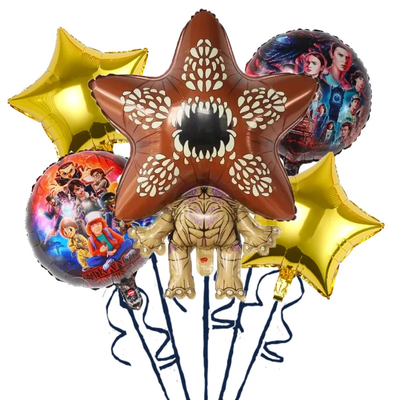 Cartoon Strange Story Foil Balloons Carnivorous Flower Festival Decoration Latex Birthday Party Balloon Christmas Supplies