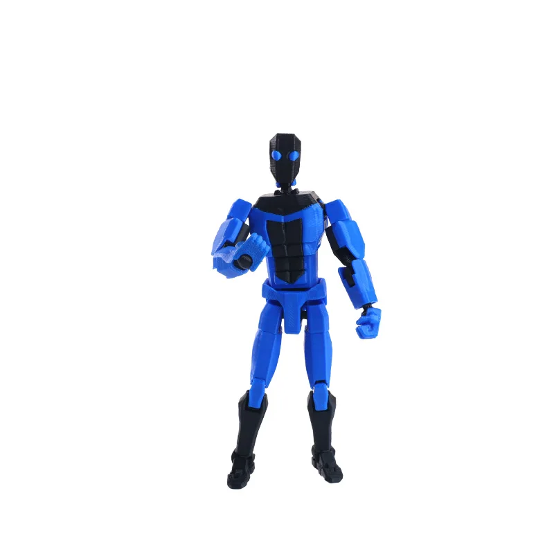 3D Printed Invincible Boy Invincible Mark Multi-Jointed Movable Model Light Blue Stripe Style Dummy13 T13 Collection