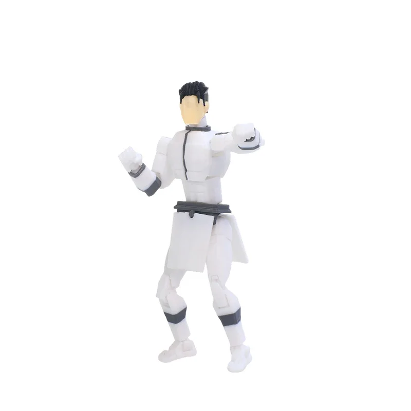 3D Printed Invincible Boy Invincible Mark Multi-Jointed Movable Model Light Blue Stripe Style Dummy13 T13 Collection