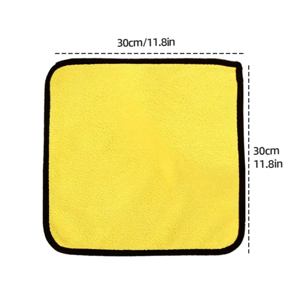 Double Sides Car Microfiber Cloths Super Absorbent Washing Drying Cleaning Towels Auto Detailing Towel Rags Clean Tool