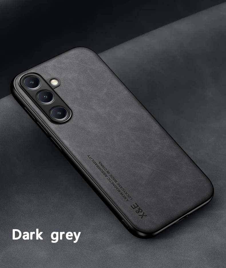 Luxury Leather Ultra Thin Phone Case For Samsung Galaxy S26 S25 S24 S23 S22 S21 Ultra Plus Silky Feel Soft Cover For Car Holder