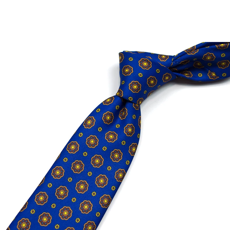 New Trendy 9cm Width Large Neckties For Men Women Cartoon Flower Printed Casual Vintage Neck Tie Shirt Accessories Tuxedo Cravat