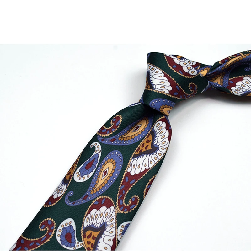 New Trendy 9cm Width Large Neckties For Men Women Cartoon Flower Printed Casual Vintage Neck Tie Shirt Accessories Tuxedo Cravat