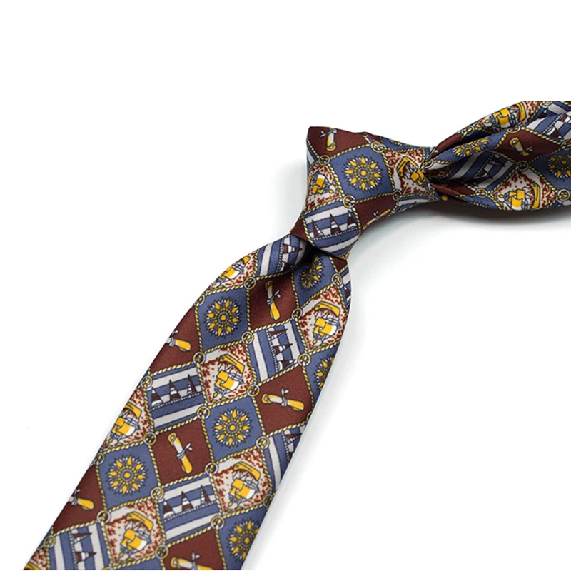 New Trendy 9cm Width Large Neckties For Men Women Cartoon Flower Printed Casual Vintage Neck Tie Shirt Accessories Tuxedo Cravat