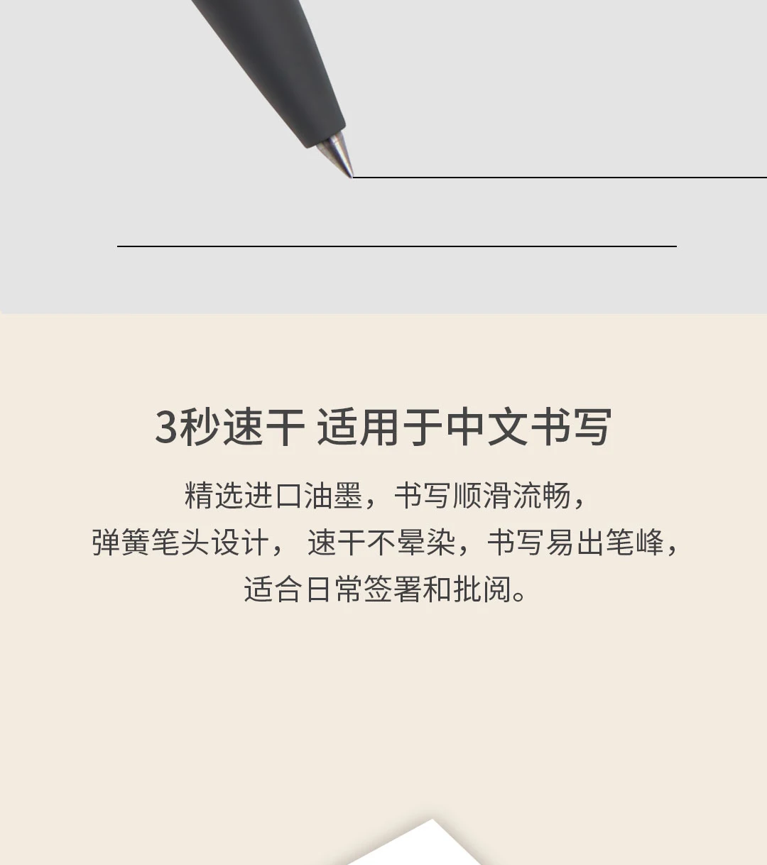 LAMPO Metal Sign Pens Luxury 0.5MM Black Gel Ink Pen Smooth Writing ручка Office School Stationery Supplies boligrafos