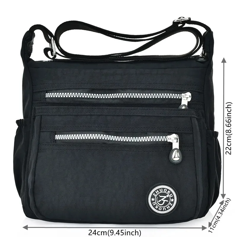 Nylon Women Messenger Bags Small Purse Shoulder Bag Female Crossbody Bags Handbags High Quality Bolsa Tote Beach