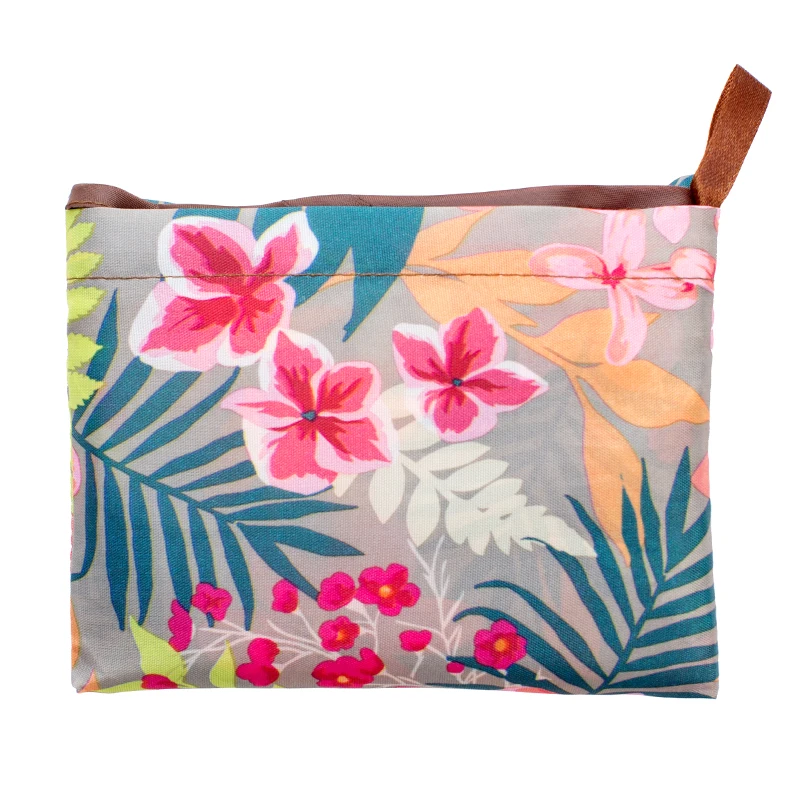 BIG Eco-Friendly Folding Shopping Bag Reusable Portable Shoulder Handbag for Travel Grocery Fashion Pocket Tote