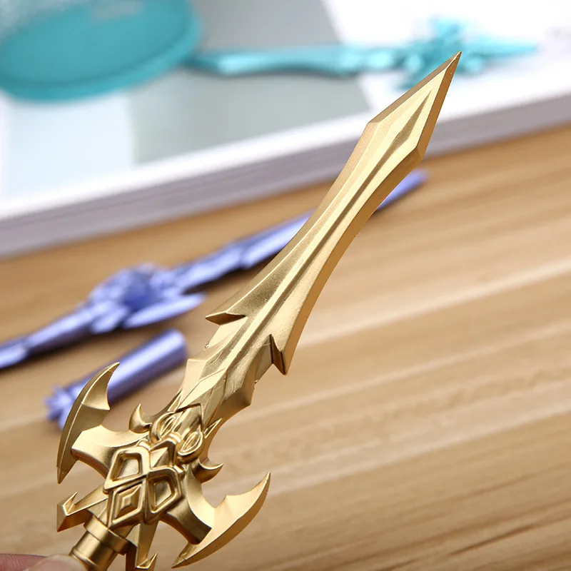 1pcs Creative Arms Sword Props Black Gel Pen Student Writing School Study Stationery Office Supplies