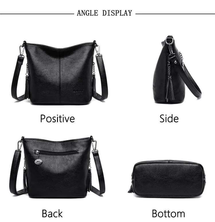 Hand Crossbody Bags For Women 2026 New Luxury Designer Handbag Leather Tassel Shoulder Bags Purses And Handbags Tote Bag Bolsa