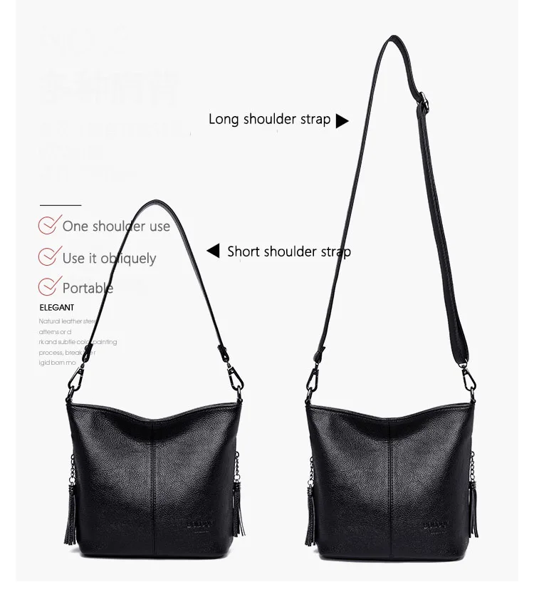 Hand Crossbody Bags For Women 2026 New Luxury Designer Handbag Leather Tassel Shoulder Bags Purses And Handbags Tote Bag Bolsa