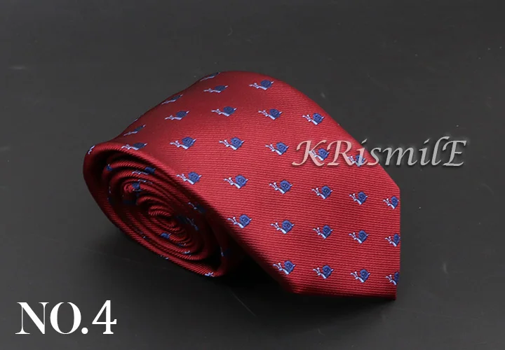New Blue Printed Men's Tie Novelty Animal Fruit Pattern Neck Ties S lim Jacquard Woven High Quality Gravatas Accessories For Men