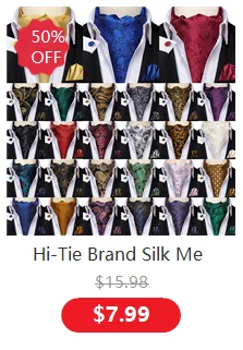 Hi-Tie Gifts For Men Purple Lavender Solid Men's Tie Luxury NeckTie Hanky Cufflinks Set Formal Dress Ties For Men Wedding