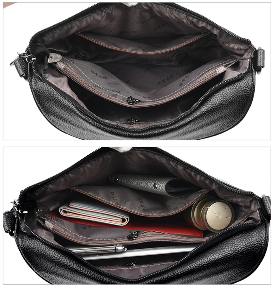 Soft Leather Crossbody Bags for Women 2026 Luxury Handbags Women Bags Designer Female Casual Hand Shoulder Bag Bolsos De Mujer