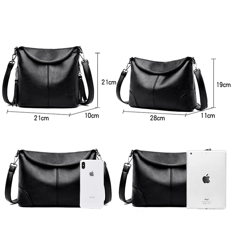 Soft Leather Crossbody Bags for Women 2026 Luxury Handbags Women Bags Designer Female Casual Hand Shoulder Bag Bolsos De Mujer