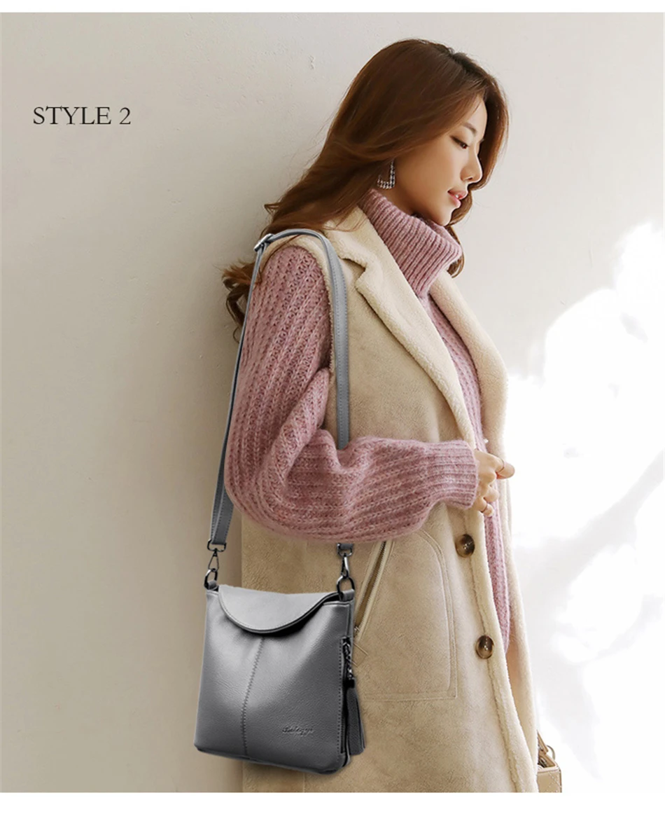 Soft Leather Crossbody Bags for Women 2026 Luxury Handbags Women Bags Designer Female Casual Hand Shoulder Bag Bolsos De Mujer