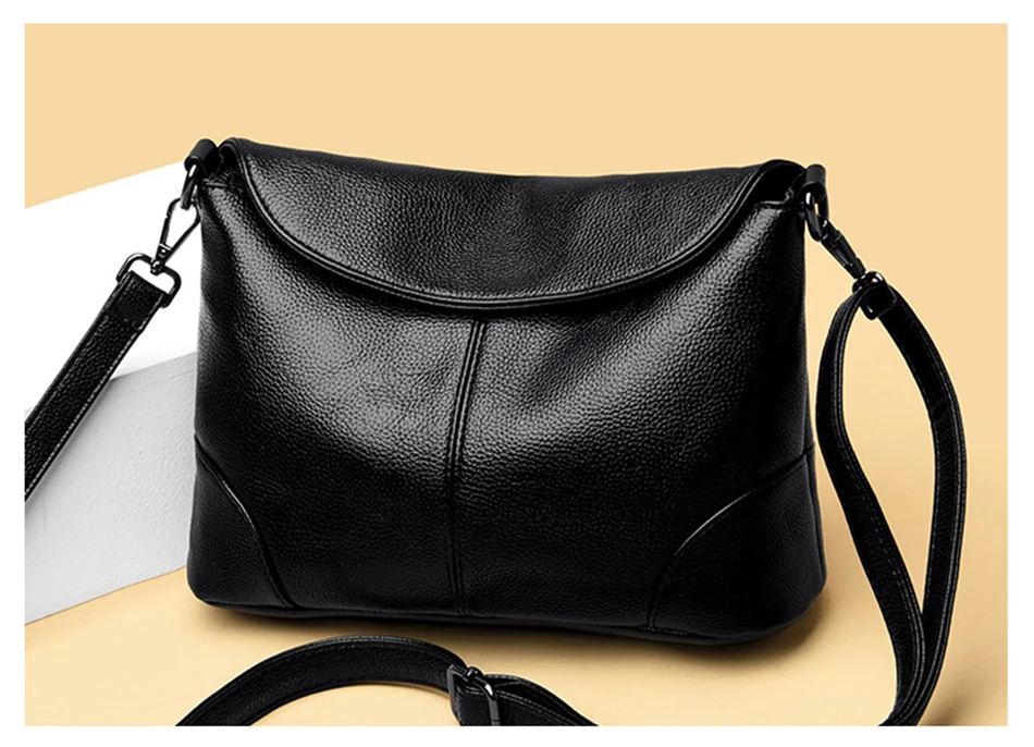 Soft Leather Crossbody Bags for Women 2026 Luxury Handbags Women Bags Designer Female Casual Hand Shoulder Bag Bolsos De Mujer