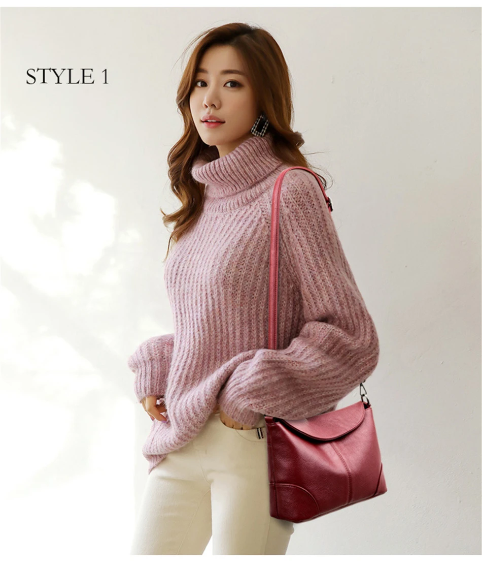 Soft Leather Crossbody Bags for Women 2026 Luxury Handbags Women Bags Designer Female Casual Hand Shoulder Bag Bolsos De Mujer
