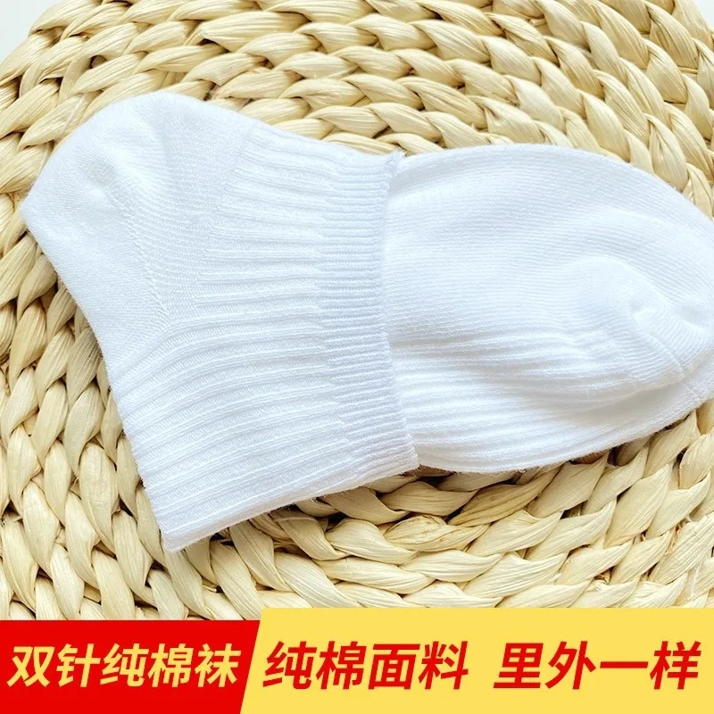 5 Pairs 1 Lot Men Women Socks Unisex Ankle Socks 100 cotton 1 Pack Set Solid Color Short Low Cut Sock White Black Sox Soks