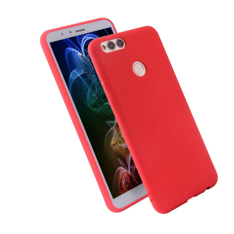 Candy Color Silicone Phone Case For Huawei Honor 7X 7A 7C Pro 7S Honor 8 8X 8C 8A 8S 9 Lite 9s 9c 9A Matte Soft TPU Back Cover