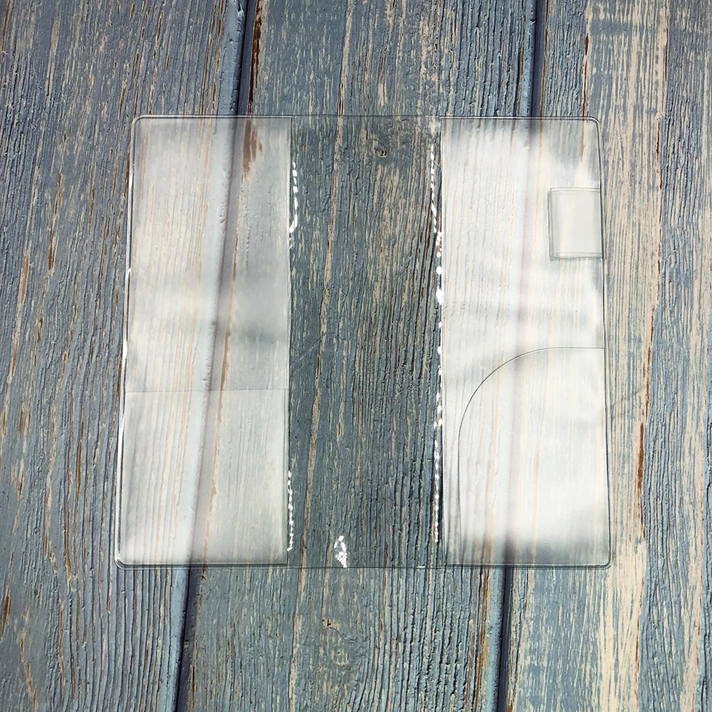 Fromthenon Transparent Pvc Protective Cover for HO-BO Weeks Planner Diary Journals Notebook Bookbinder Case School Supplies