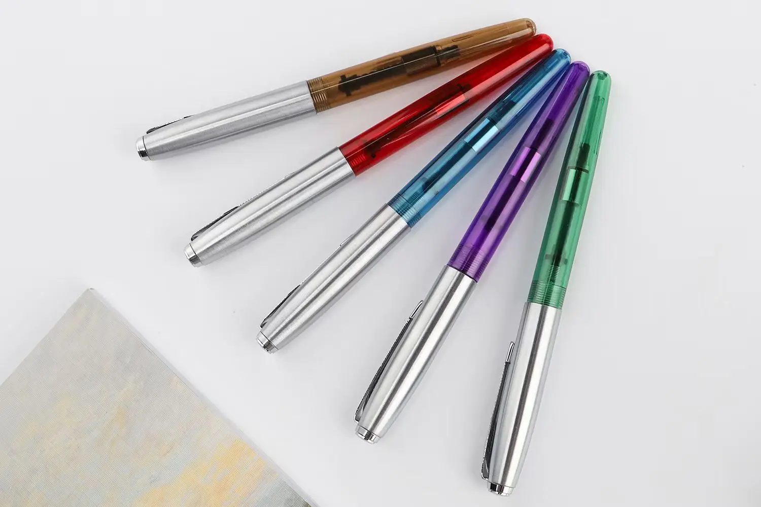 New PAILI  Fountain Pen Fashion Popular Plastic Colorful Classic Business Gift Ink Pens Nice Office Pen Gift School