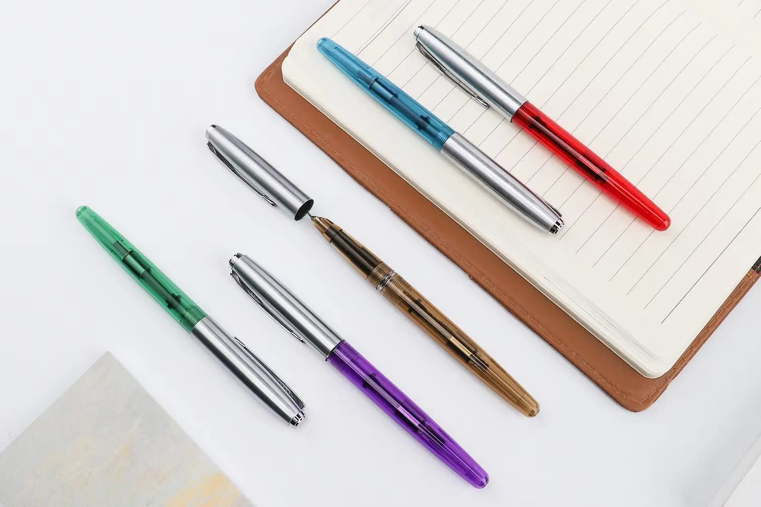 New PAILI  Fountain Pen Fashion Popular Plastic Colorful Classic Business Gift Ink Pens Nice Office Pen Gift School
