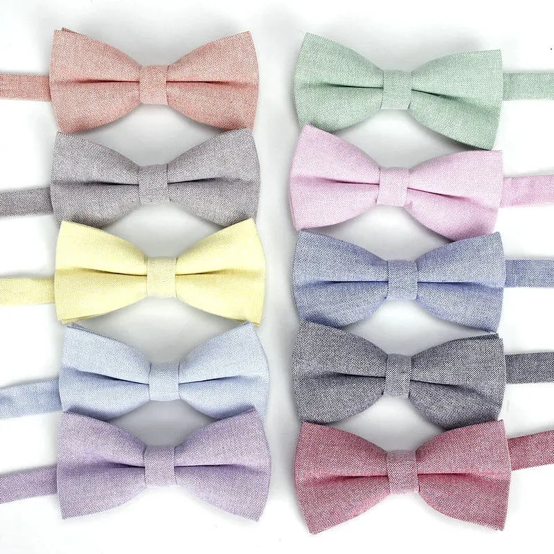 Mens Floral Bow Tie Flexible Bowtie Smooth Necktie Soft Cotton Butterfly Decorative Pattern Dot Flower Print Bow Ties