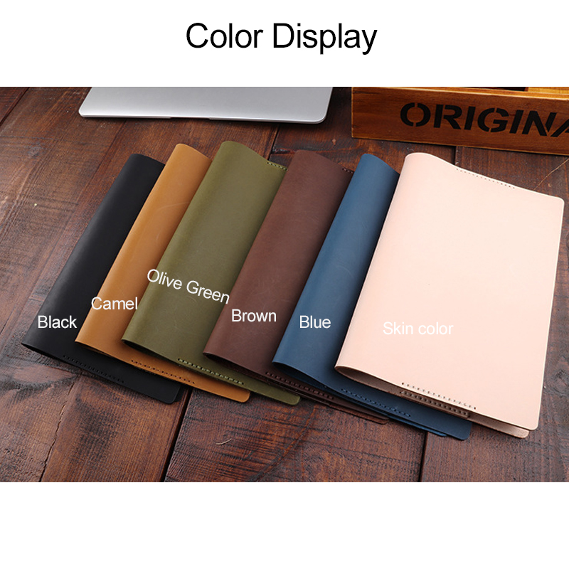 Fromthenon Genuine Leather Cover for Ho-Bo A5 A6 Notebook Cover Planner Vintage Retro Diary Stationery Office & School Supplies