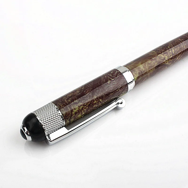 Luxury Quality Pen Metal Classical Student Ballpoint Pen Men Signature INK PENS Stationery Office Supplies Pencil Bag Choose