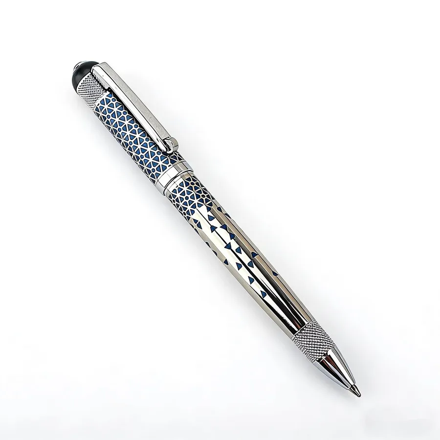 Luxury Quality Pen Metal Classical Student Ballpoint Pen Men Signature INK PENS Stationery Office Supplies Pencil Bag Choose