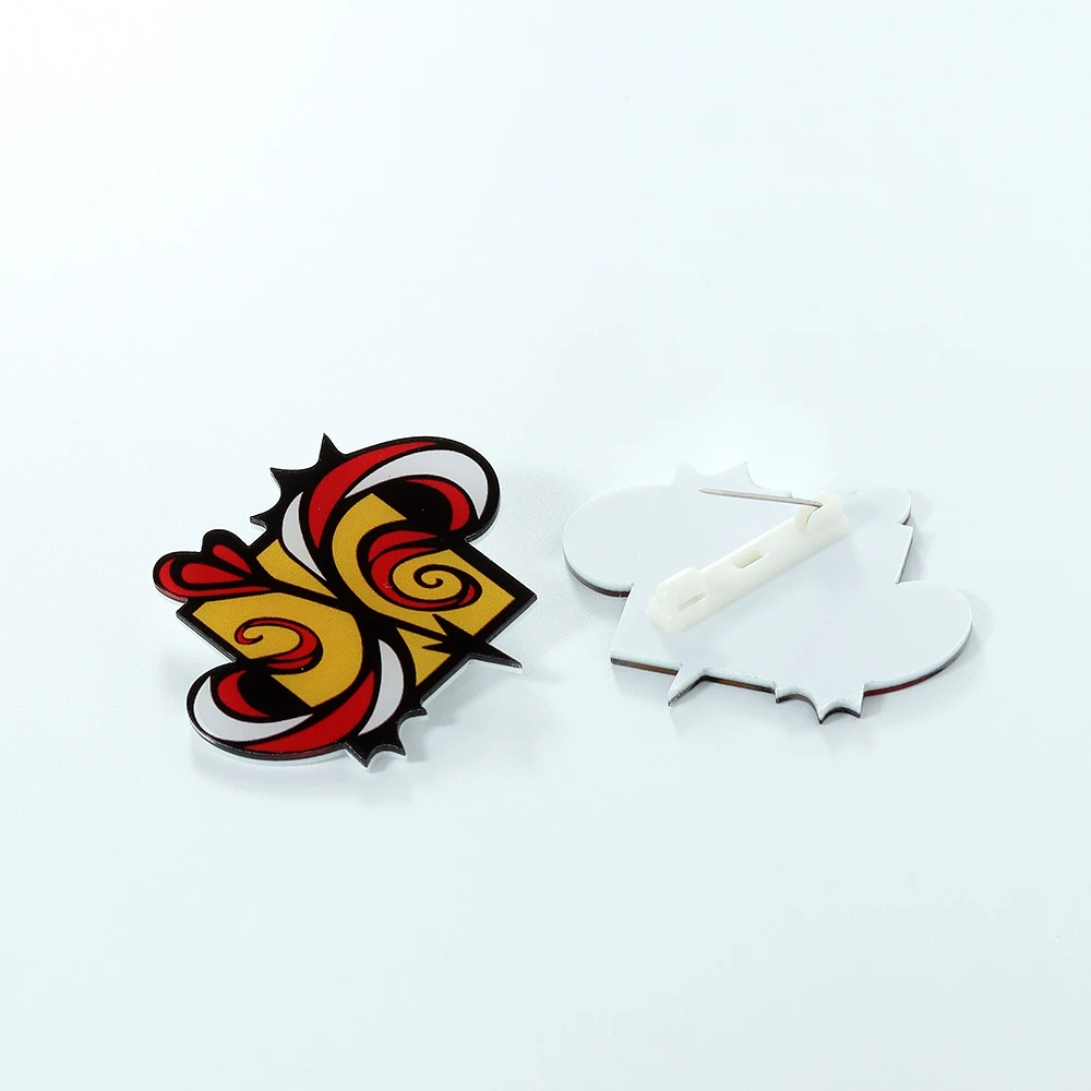 The Infinity S Logo Badges Brooches Langa Reki Miya Cosplay Pins Brooches for Women Men Lapel Pin Jewelry Gift