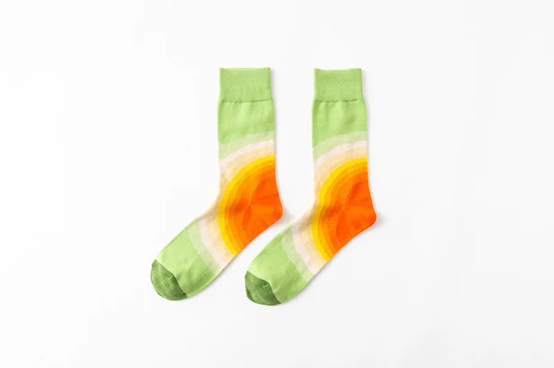 1 Pair Women Socks Cartoon Art Octopus Flower Plant Kawaii Funny Casual Female Cotton Sock Hosiery Streetwear Harajuku Crew Sox