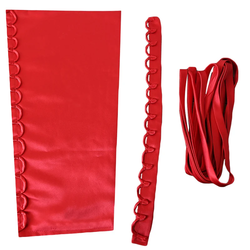 3Pcs/Set Satin Corset Kits Zipper Replacement Wedding Gown Back Lace Webbing DIY Craft Wedding Dress Accessories Lace Up