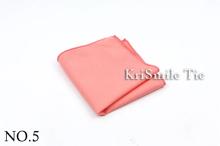 Solid Color Cotton Linen Handkerchiefs Woven Pocket Square Mens Peach Pink Green Casual Square Pockets Handkerchief Towels Gift