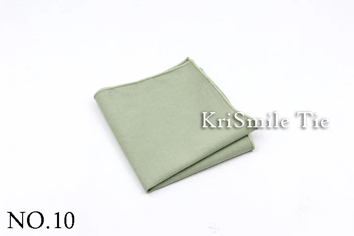 Solid Color Cotton Linen Handkerchiefs Woven Pocket Square Mens Peach Pink Green Casual Square Pockets Handkerchief Towels Gift