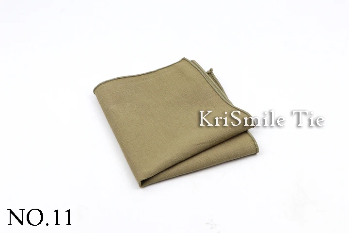 Solid Color Cotton Linen Handkerchiefs Woven Pocket Square Mens Peach Pink Green Casual Square Pockets Handkerchief Towels Gift