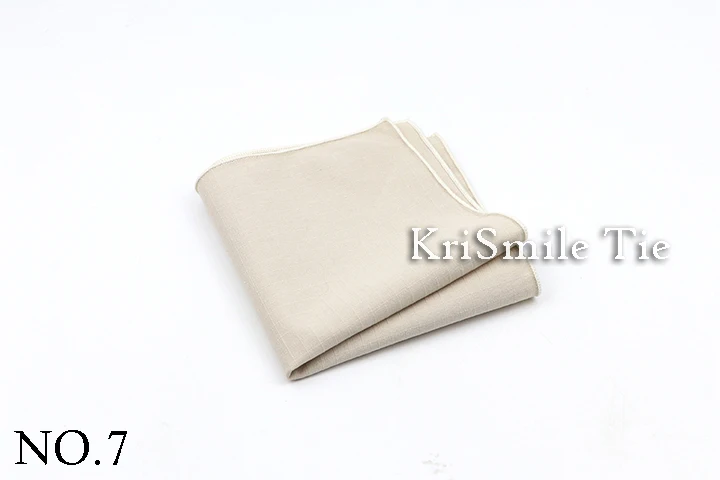Solid Color Cotton Linen Handkerchiefs Woven Pocket Square Mens Peach Pink Green Casual Square Pockets Handkerchief Towels Gift