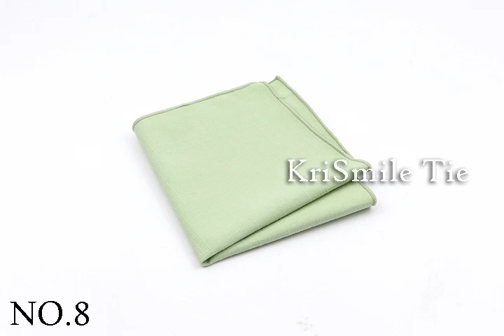 Solid Color Cotton Linen Handkerchiefs Woven Pocket Square Mens Peach Pink Green Casual Square Pockets Handkerchief Towels Gift