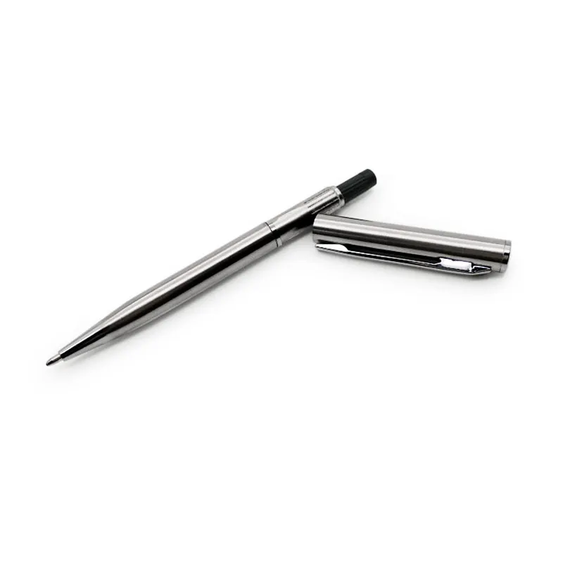 3Pcs/5Pcs Mini Metal Clip Ballpoint Pen 0.7mm Office Signature Rotating Pocket Size Ball Point Pen Small Oil Pens Blue Black Ink