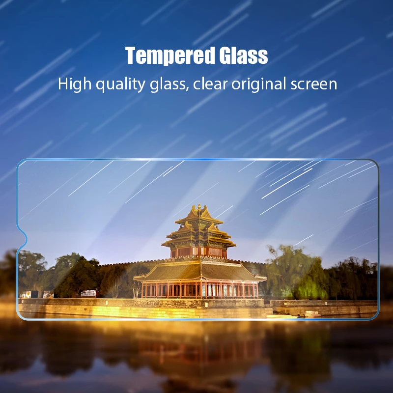 For Vivo V21 Glass Tempered Glass for Vivo V21 5G V21e 5GGlass Transparent Phone Screen Film Lens Camera Protector Film