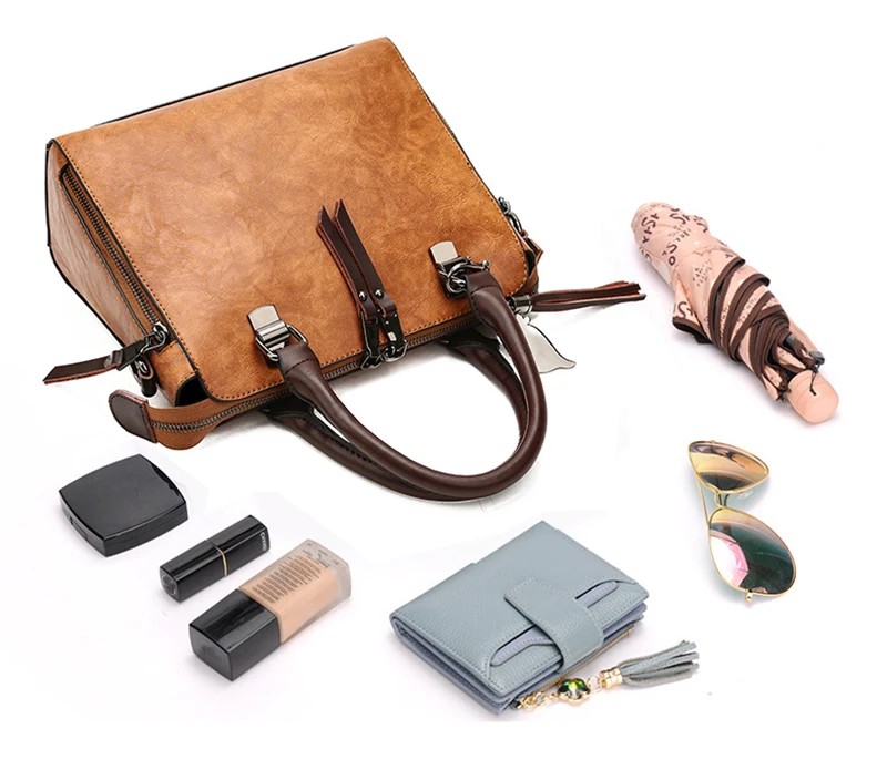 Yogodlns Vintage Cat Tassel Luxury Handbag Women Bags Double Zipper Crossbody Bags Shoulder Bag Casual Shell Tote Ladie