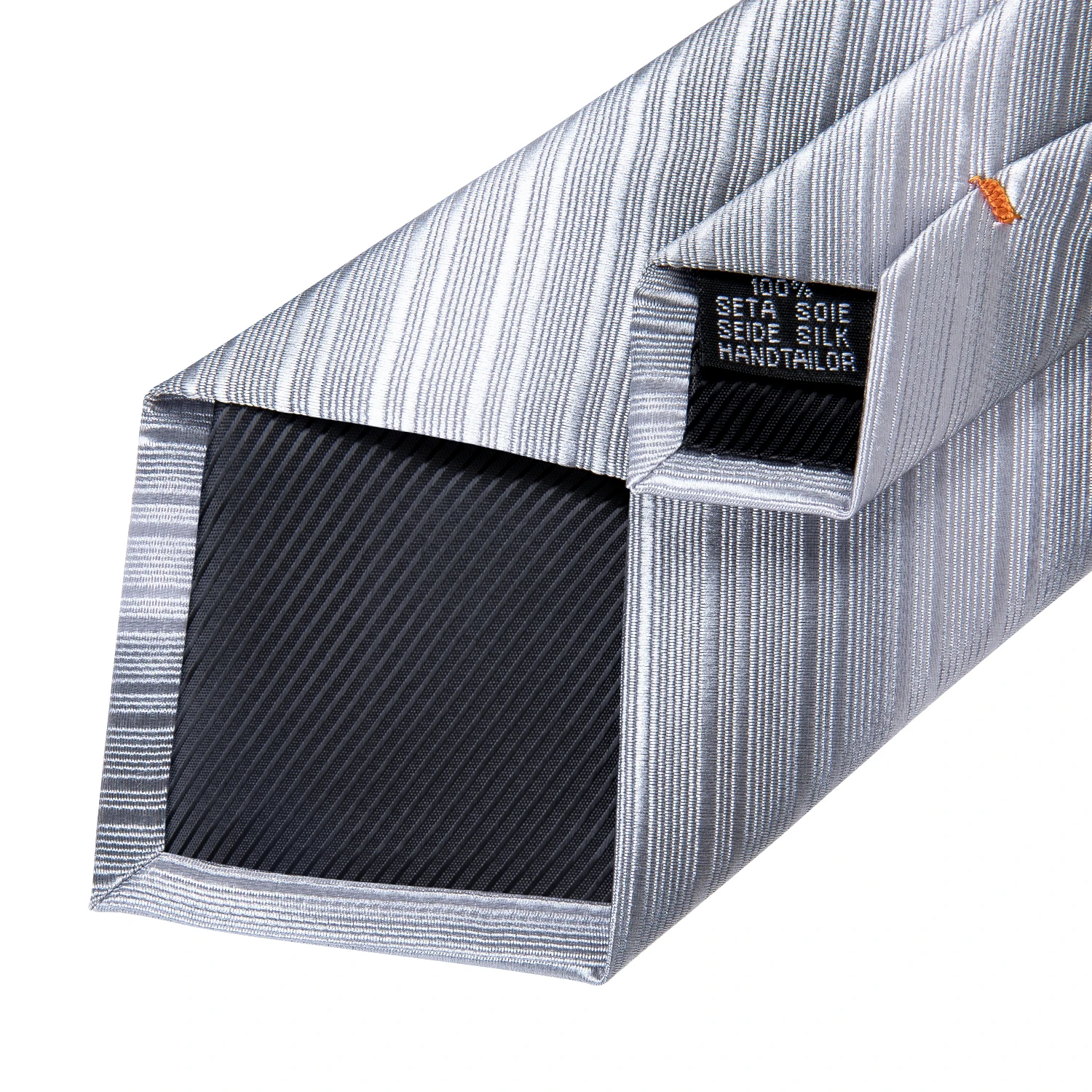 Gray Striped Paisley Ties For Men Wedding Accessories Men's 8cm Neck Tie Pocket Square Cufflinks Gift For Men DiBanGu