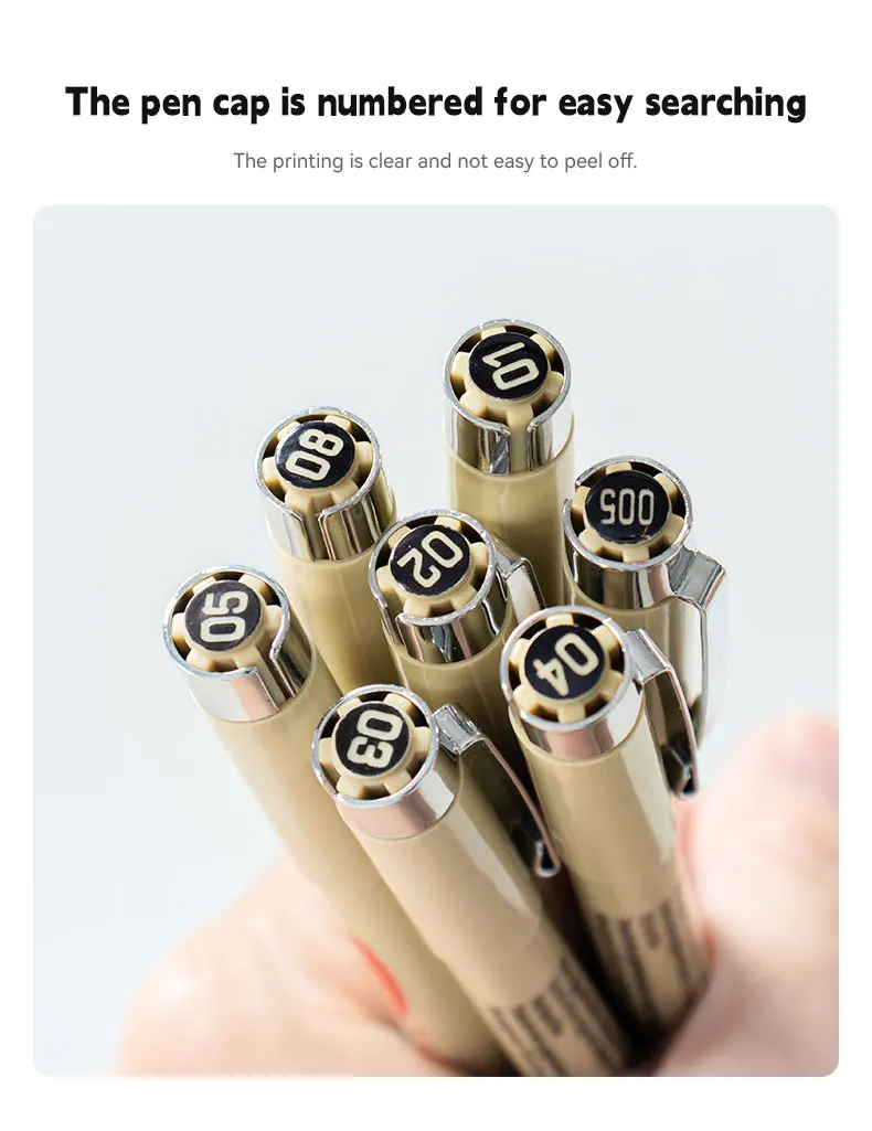 Manga Markers Needle Pen Art Hand-painted Hook Line Pen Sketch Pens Stationery Set Art Supplies School Supplies Art Sakura Pen