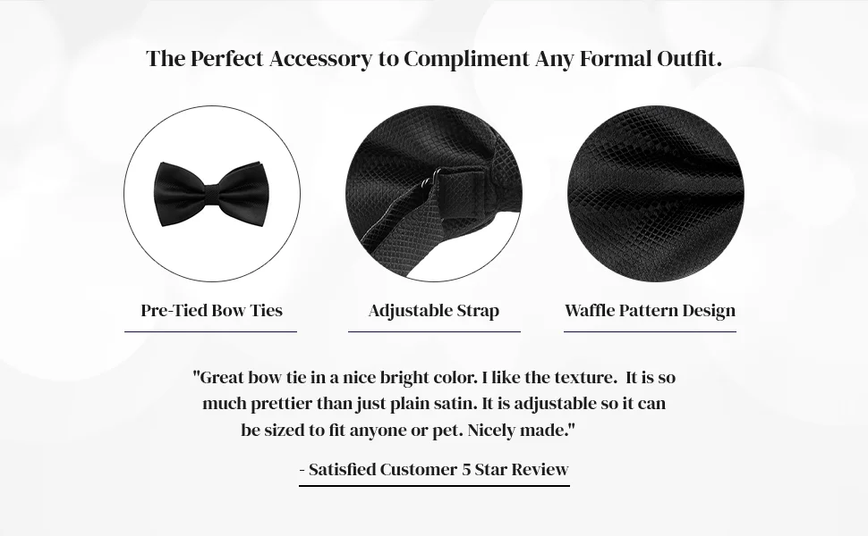 HUISHI Adjustable Bow Tie Men And Women Wedding Accessories Party Bowtie Classic Adult Multicolor Adjust Neck Fashion Bow Tie