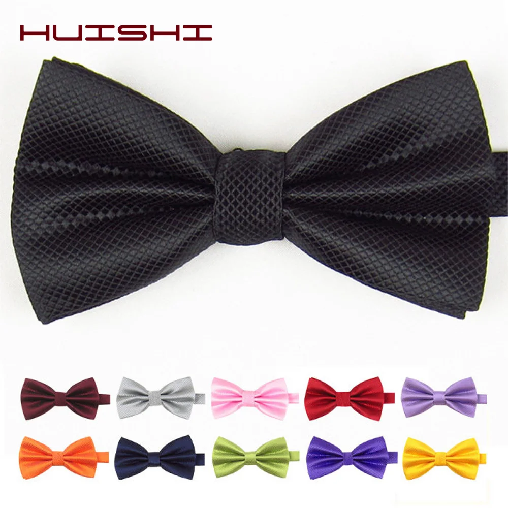 HUISHI Adjustable Bow Tie Men And Women Wedding Accessories Party Bowtie Classic Adult Multicolor Adjust Neck Fashion Bow Tie