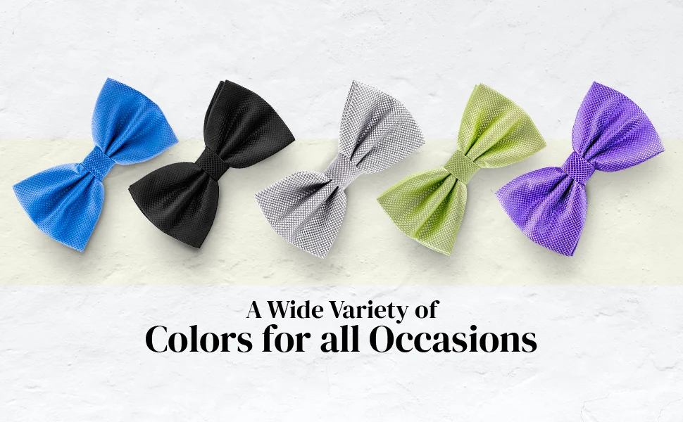 HUISHI Adjustable Bow Tie Men And Women Wedding Accessories Party Bowtie Classic Adult Multicolor Adjust Neck Fashion Bow Tie