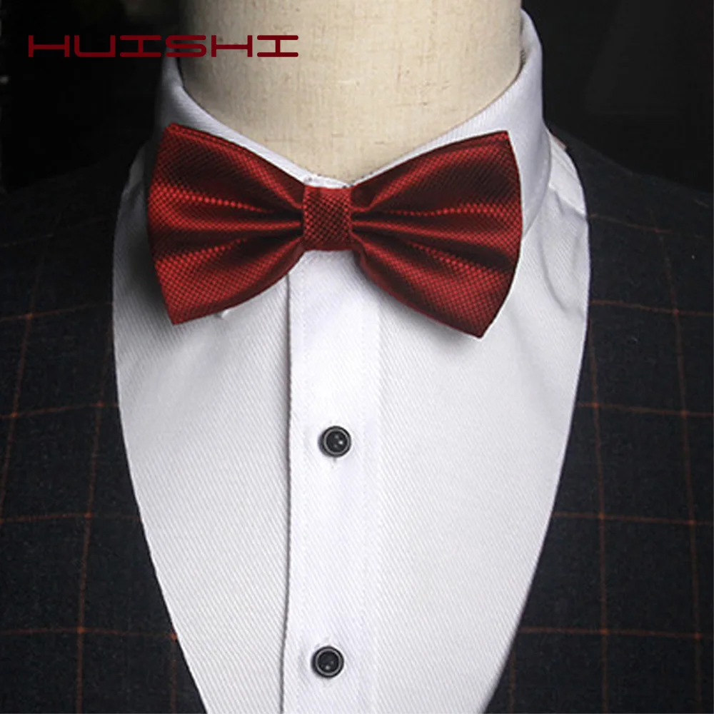 HUISHI Adjustable Bow Tie Men And Women Wedding Accessories Party Bowtie Classic Adult Multicolor Adjust Neck Fashion Bow Tie