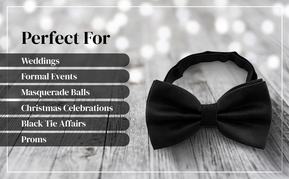 HUISHI Adjustable Bow Tie Men And Women Wedding Accessories Party Bowtie Classic Adult Multicolor Adjust Neck Fashion Bow Tie